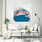 Thimble and Twine by Daleno Art on GIANT ART - red abstract abstrait 
