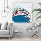 Thimble and Twine by Daleno Art on GIANT ART - red abstract abstrait 