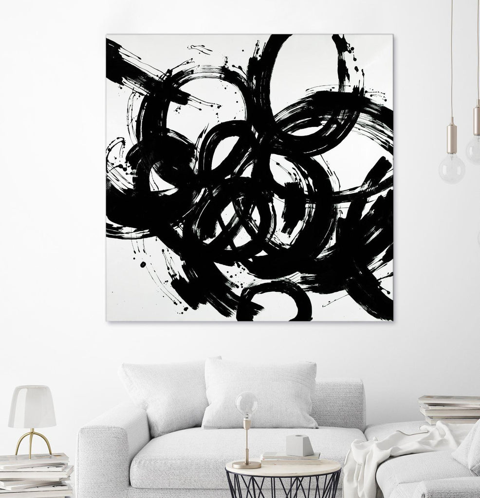 Complex Turns by Daleno Art on GIANT ART - white black&white abstract