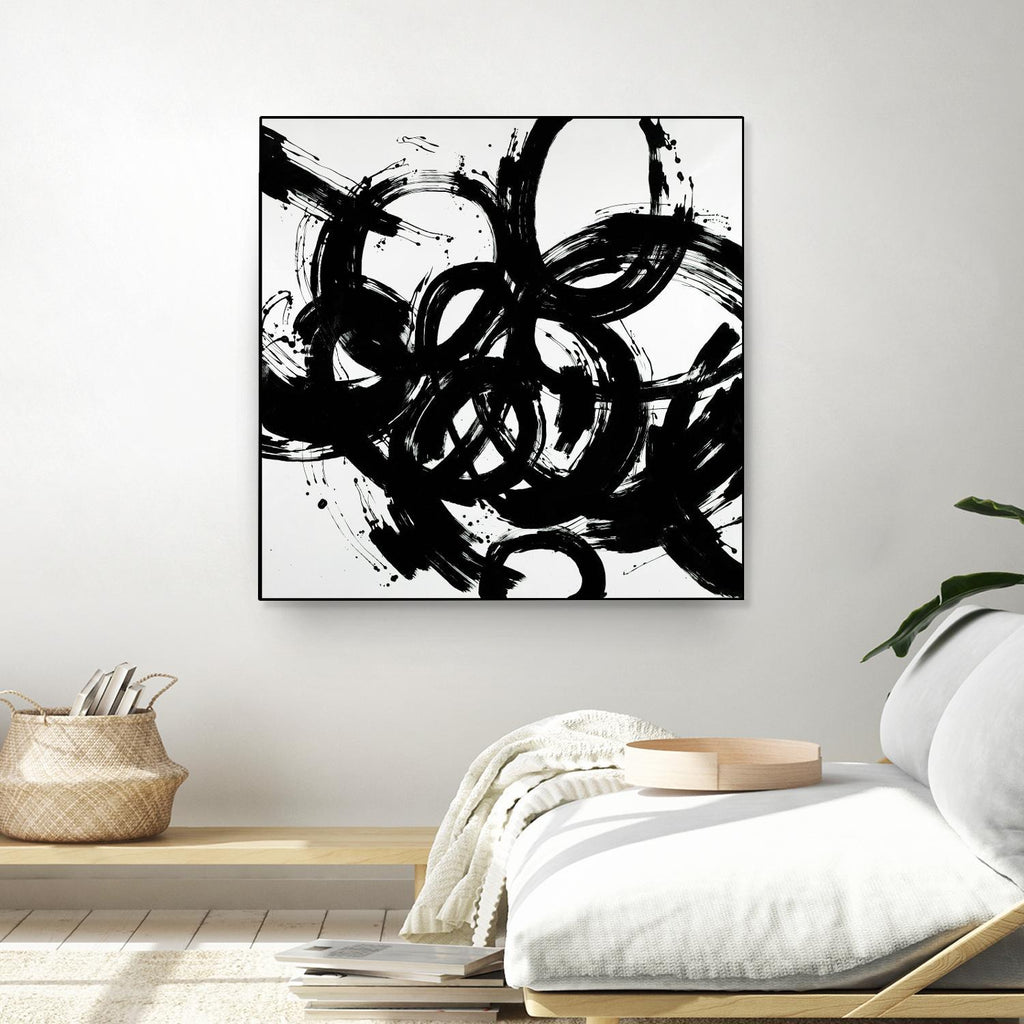 Complex Turns by Daleno Art on GIANT ART - white black&white abstract