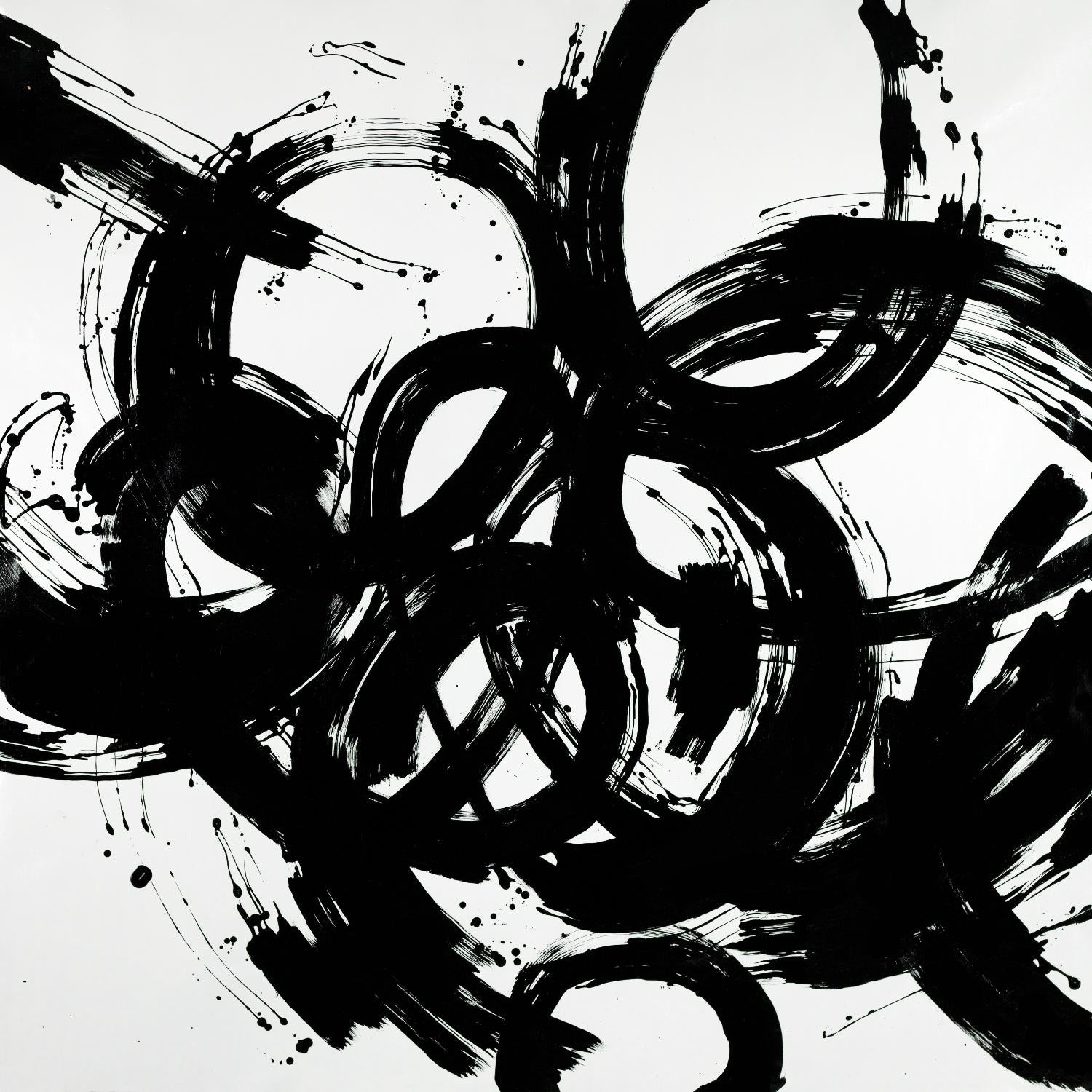 Complex Turns by Daleno Art on GIANT ART - white black&white abstract