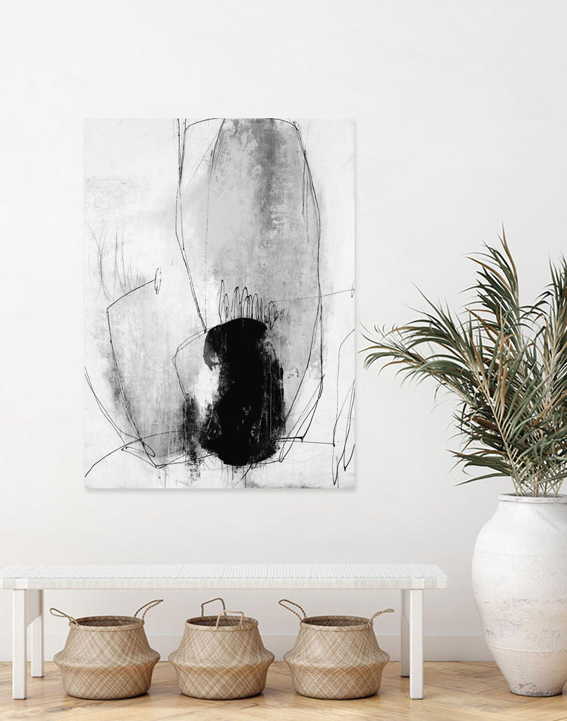 Looking Lens I by Daleno Art on GIANT ART - black abstract