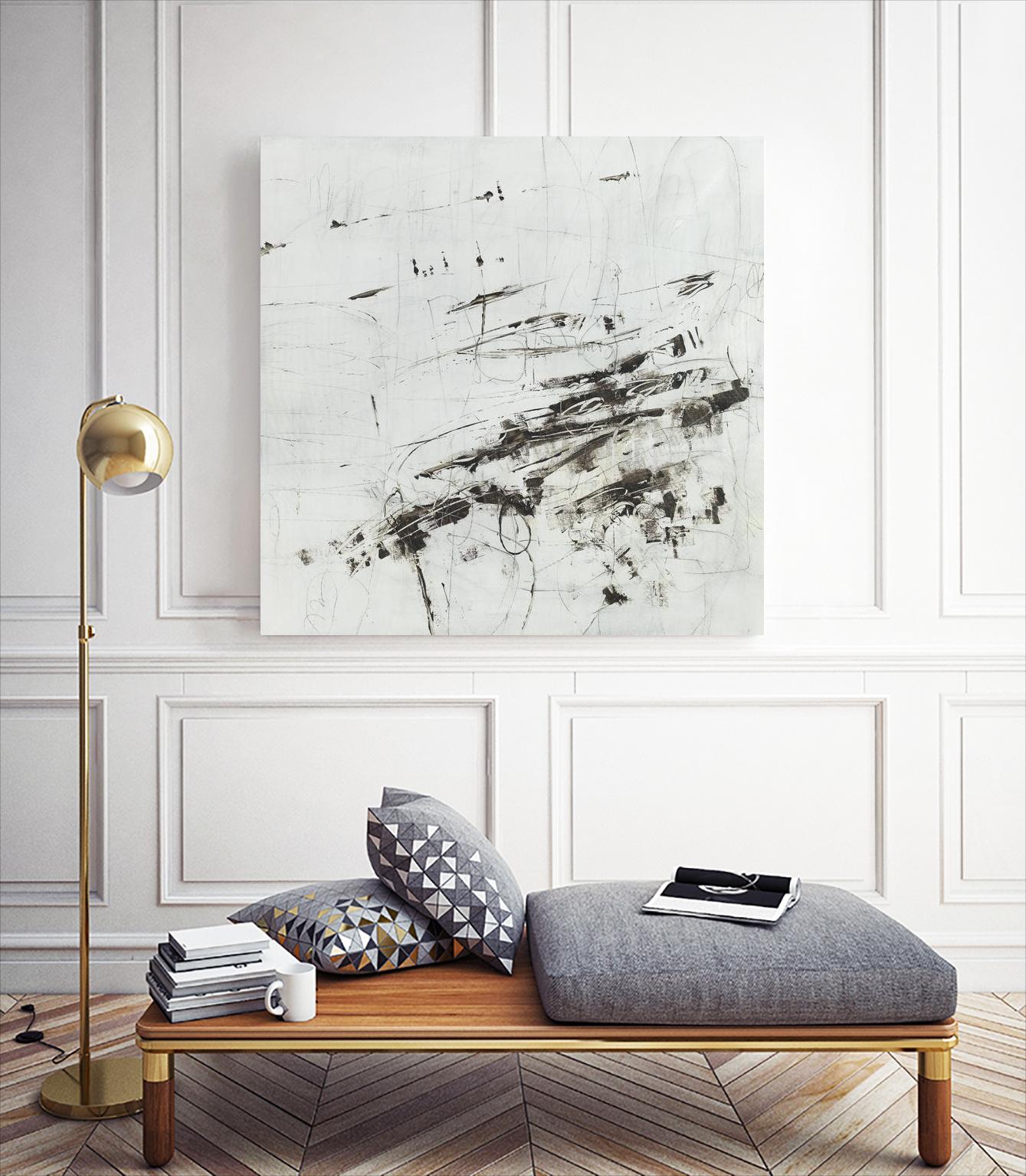 Jet Set by Daleno Art on GIANT ART - white abstract