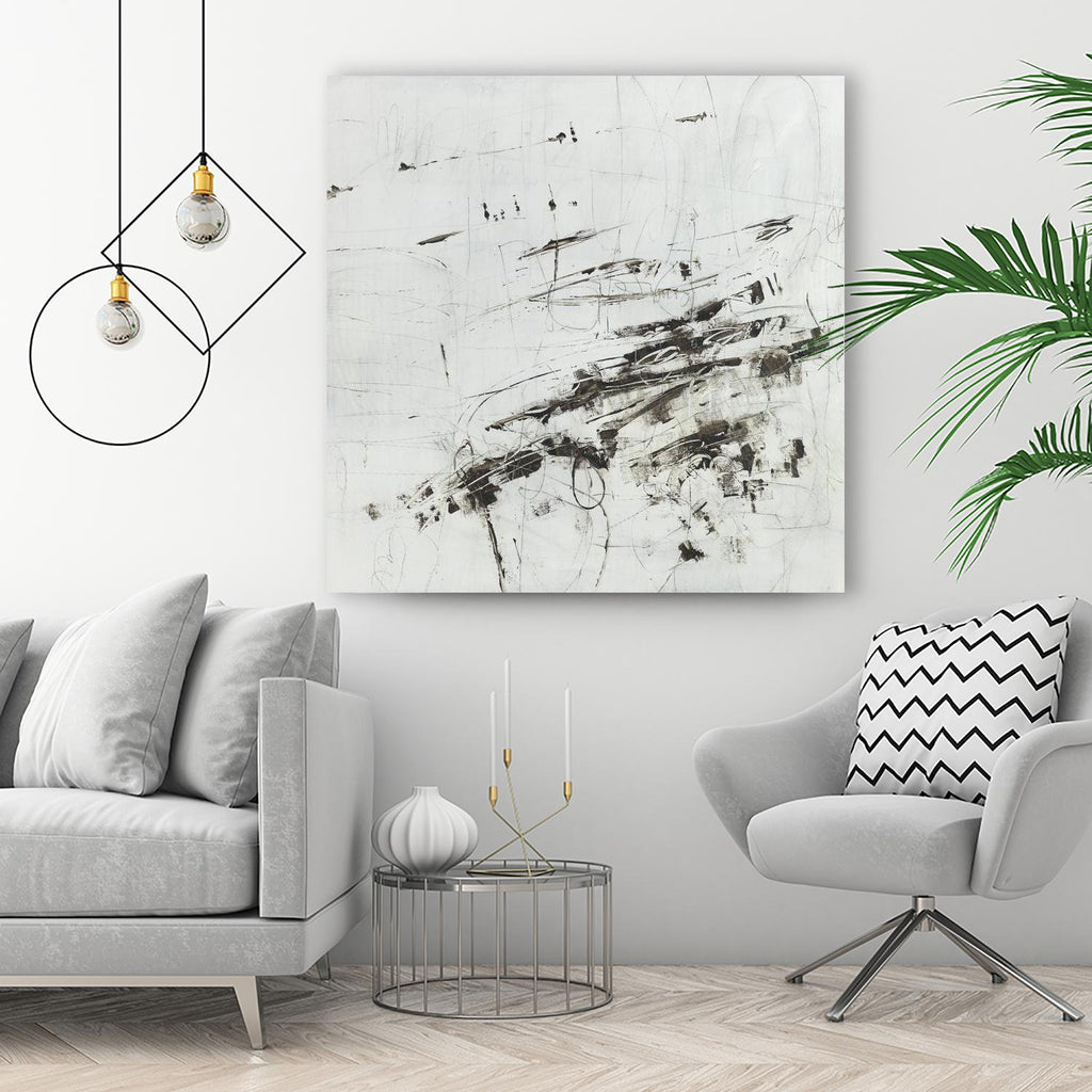 Jet Set by Daleno Art on GIANT ART - white abstract