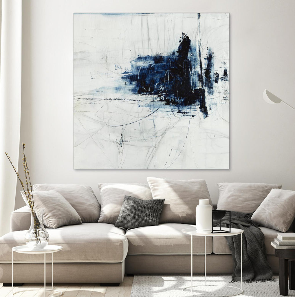 Superior by Daleno Art on GIANT ART - blue abstract abstrait 