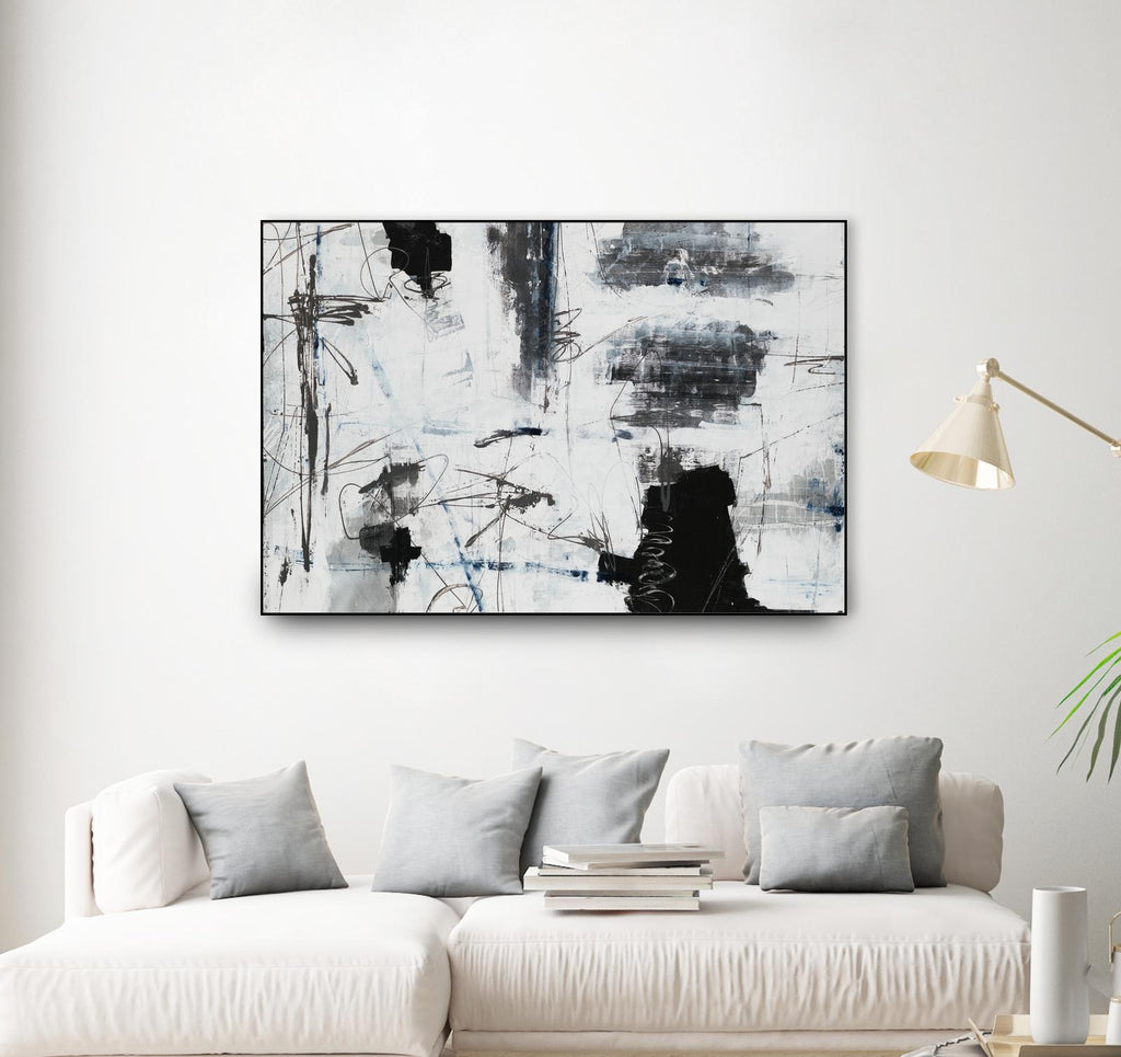 Light Traffic by Daleno Art on GIANT ART - white abstract