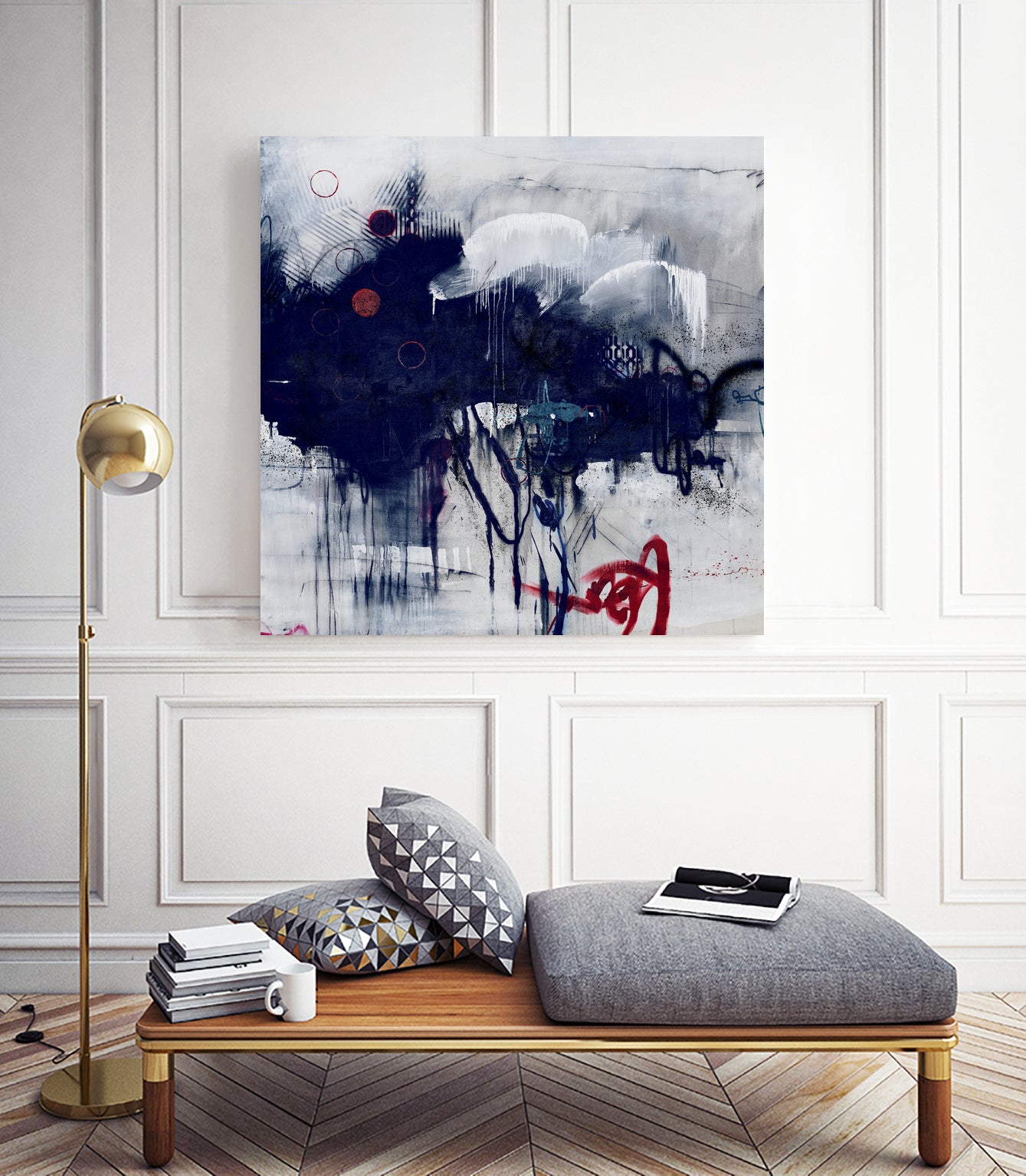 Heavy Clouds by Daleno Art on GIANT ART - black abstract