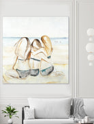 Girls Weekend by Daleno Art on GIANT ART - figurative beach
