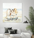 Girls Weekend by Daleno Art on GIANT ART - figurative beach