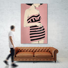 Sally by Daleno Art on GIANT ART - pink figurative women