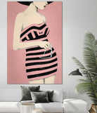 Sally by Daleno Art on GIANT ART - pink figurative women