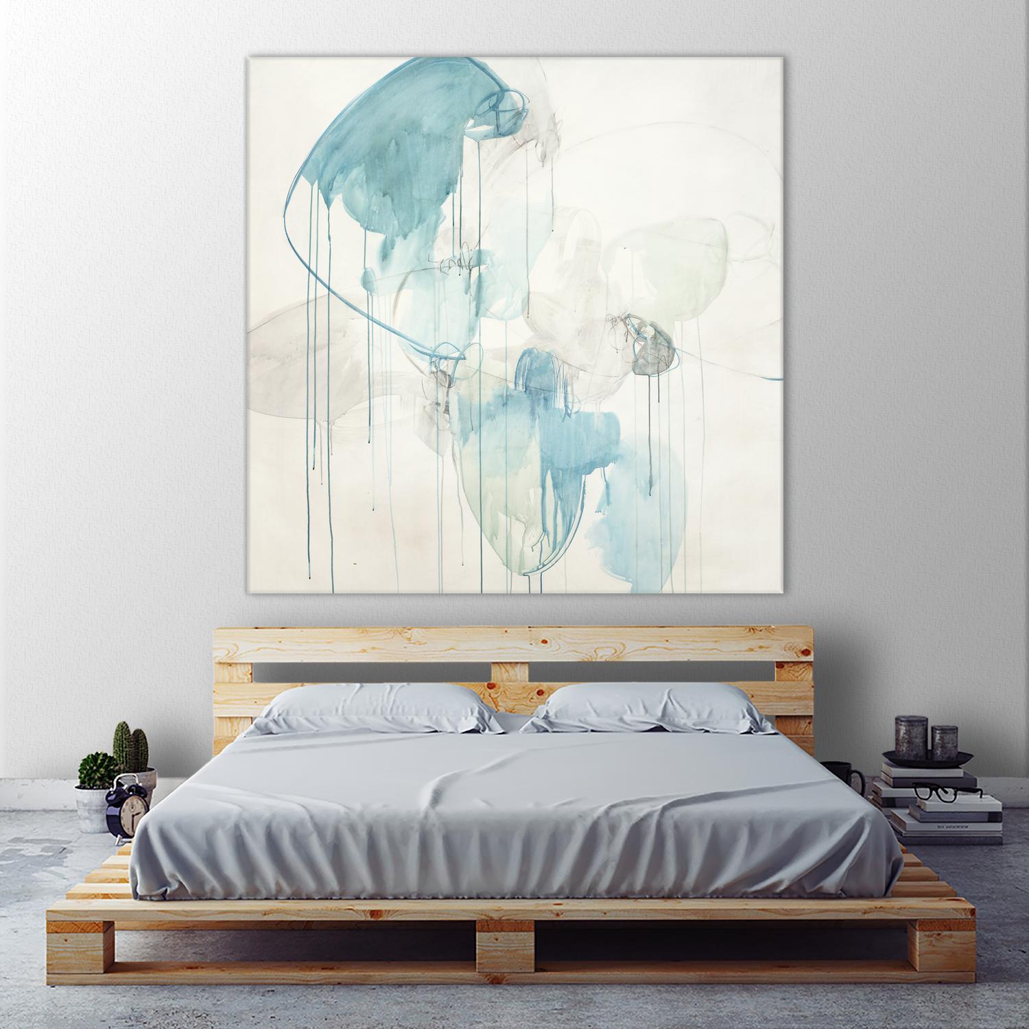 Inducted by Daleno Art on GIANT ART - blue abstract