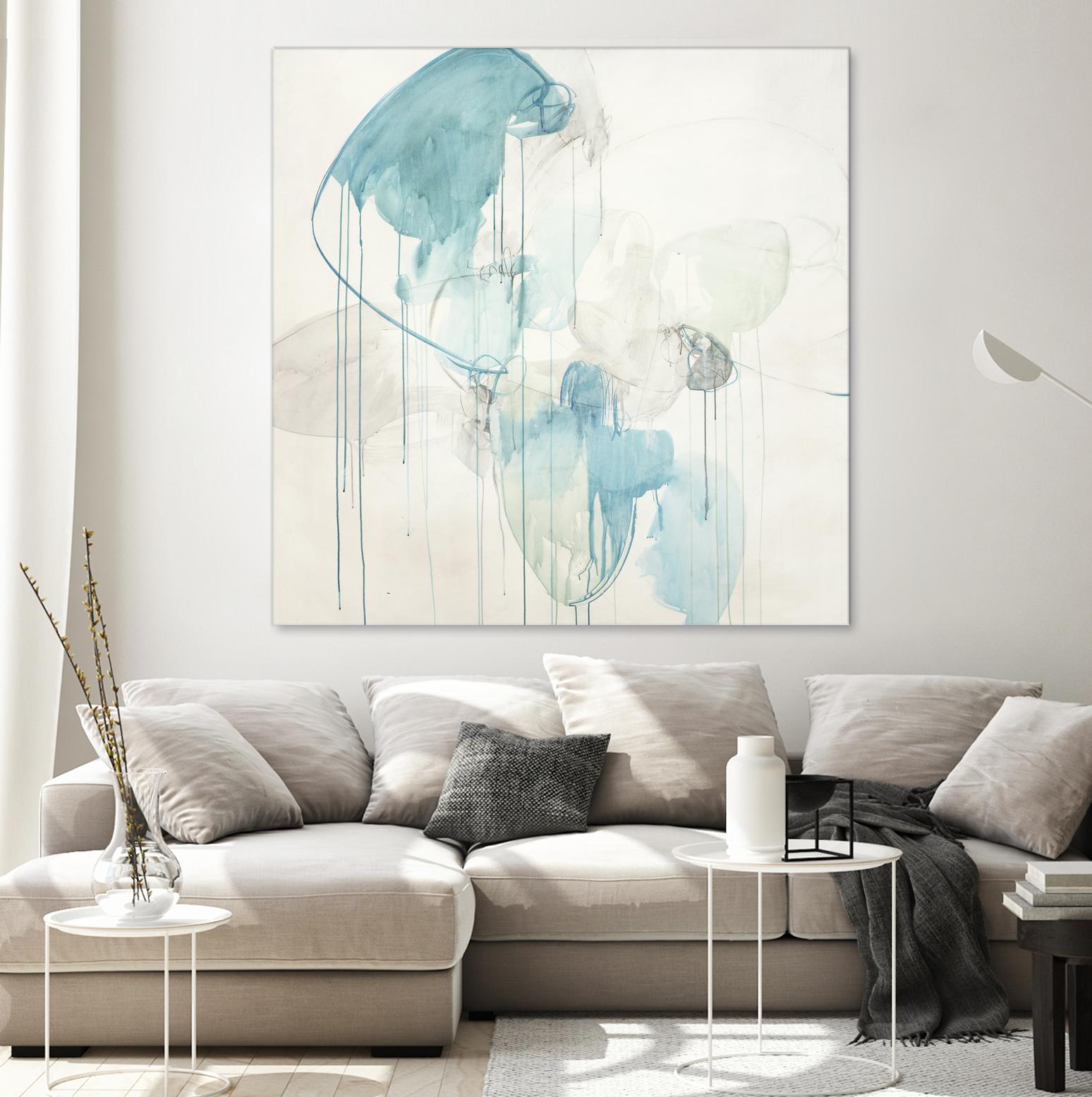 Inducted by Daleno Art on GIANT ART - blue abstract