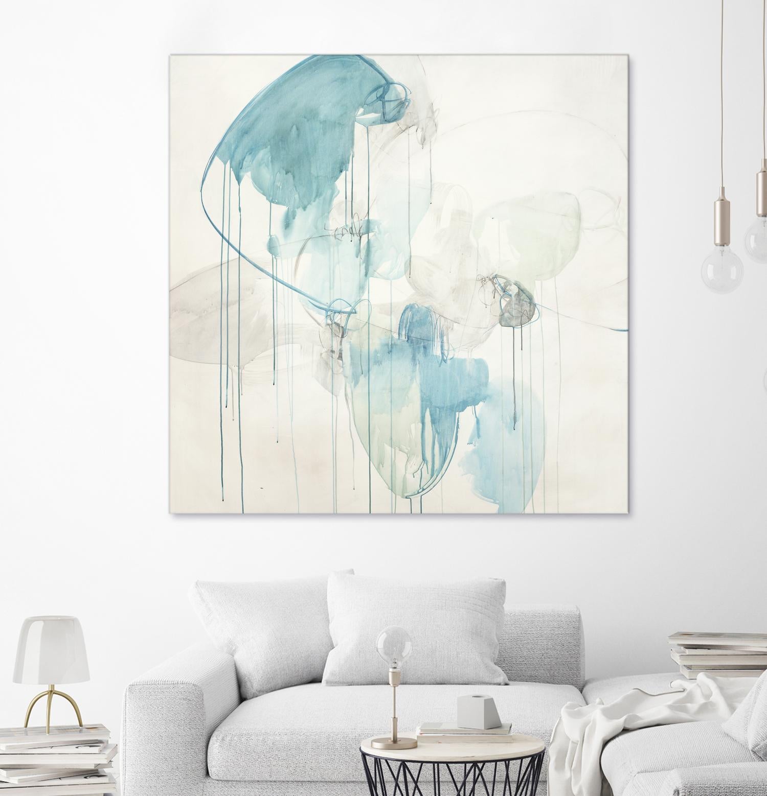 Inducted by Daleno Art on GIANT ART - blue abstract