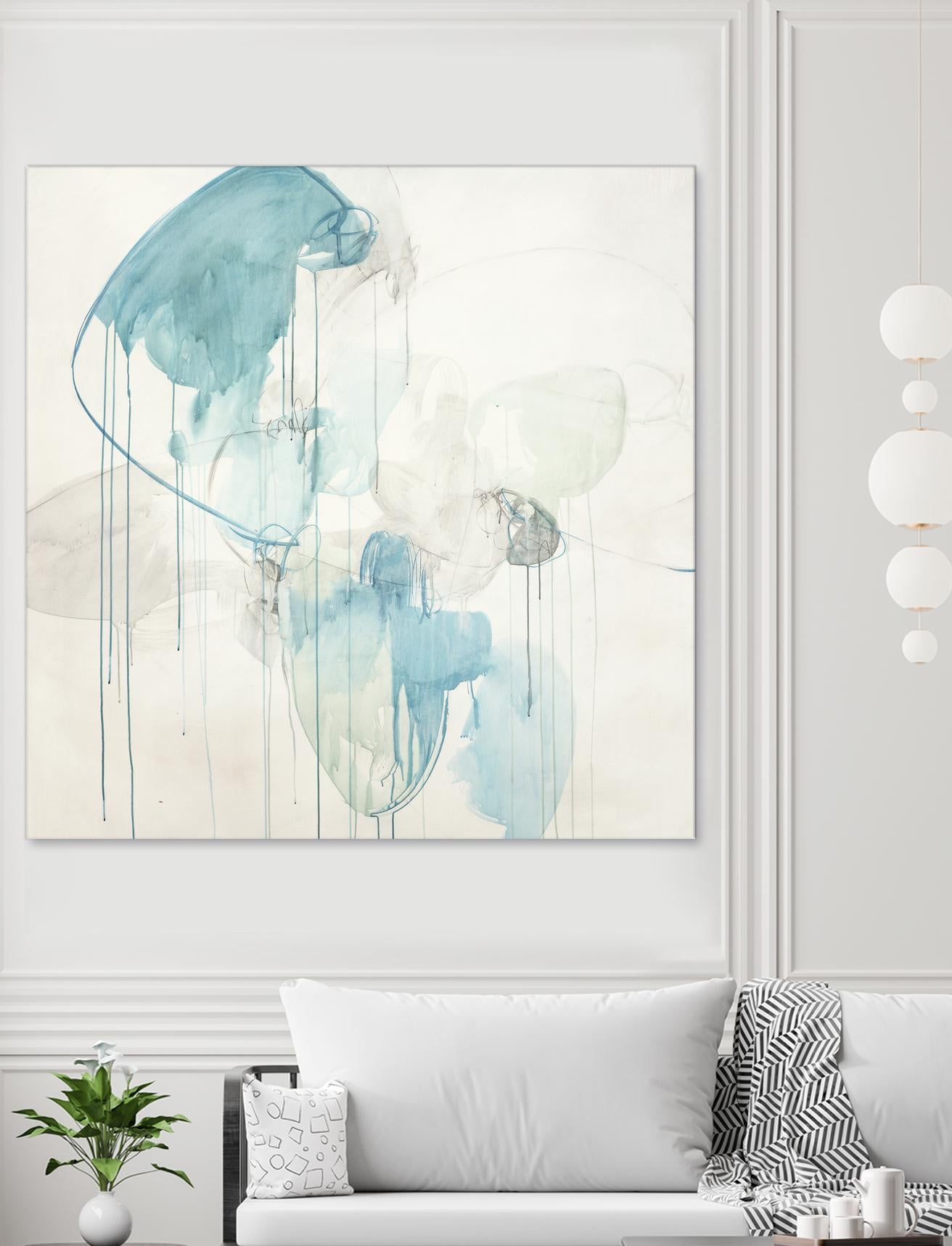 Inducted by Daleno Art on GIANT ART - blue abstract