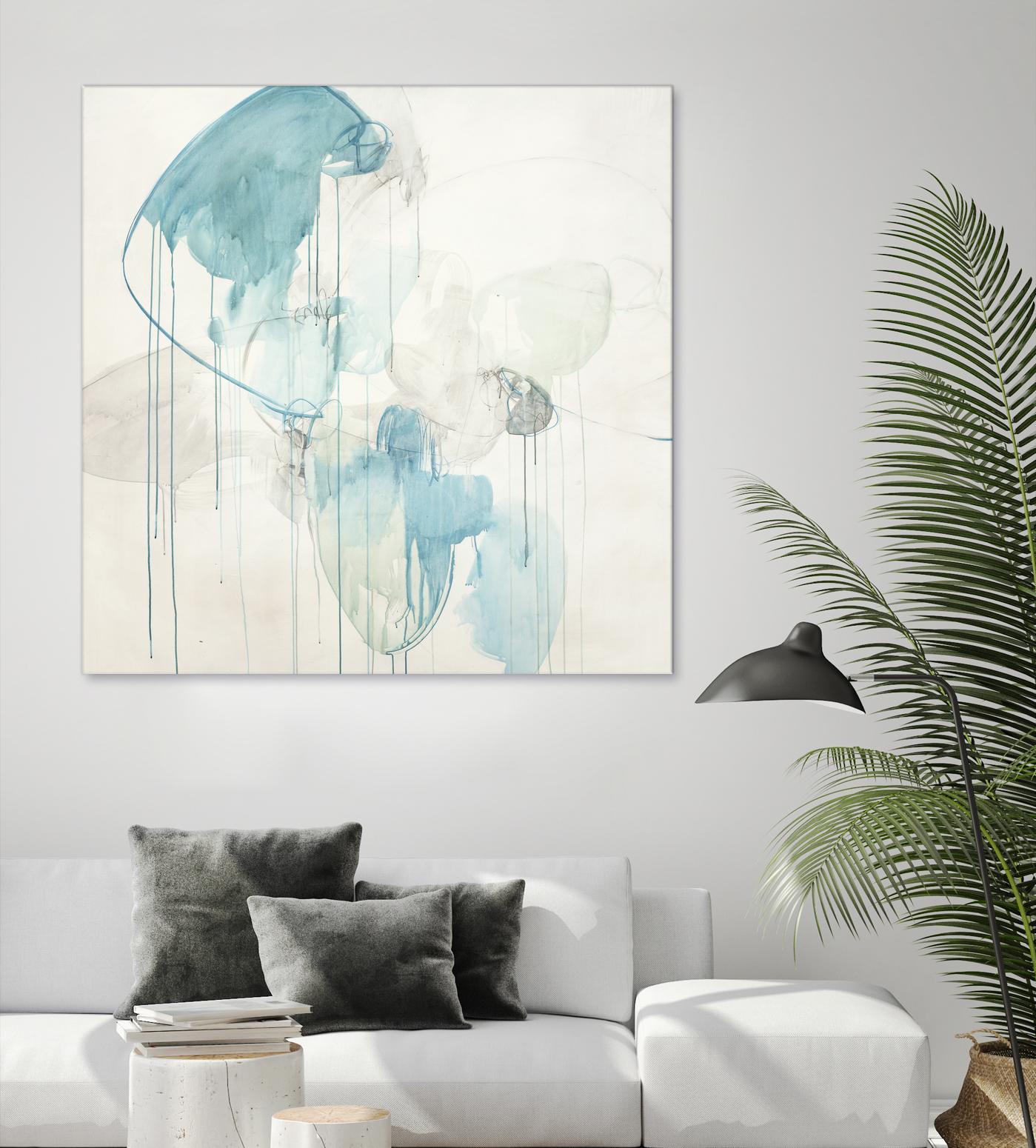 Inducted by Daleno Art on GIANT ART - blue abstract