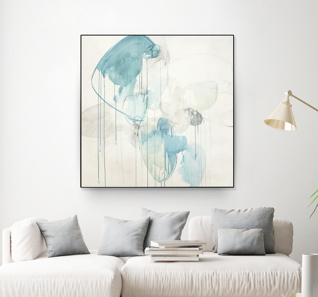 Inducted by Daleno Art on GIANT ART - blue abstract