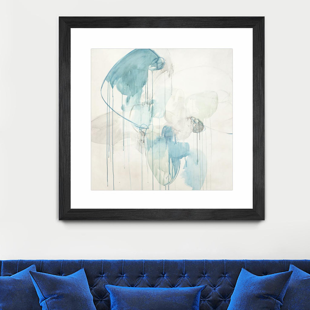 Inducted by Daleno Art on GIANT ART - blue abstract