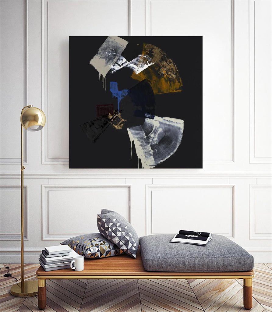 Luxurious Candor by Daleno Art on GIANT ART - blue abstract
