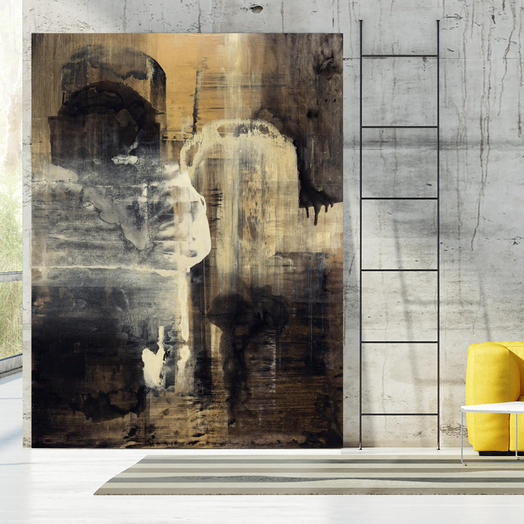Crossing Into Canes by Daleno Art on GIANT ART - white abstract abstrait
