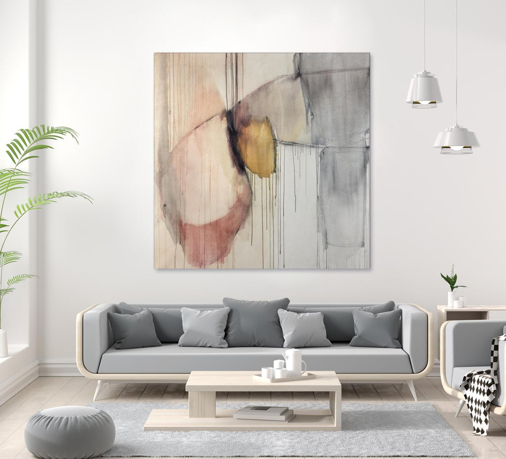Trapped Silence par Daleno Art sur GIANT ART - abstraction beige
