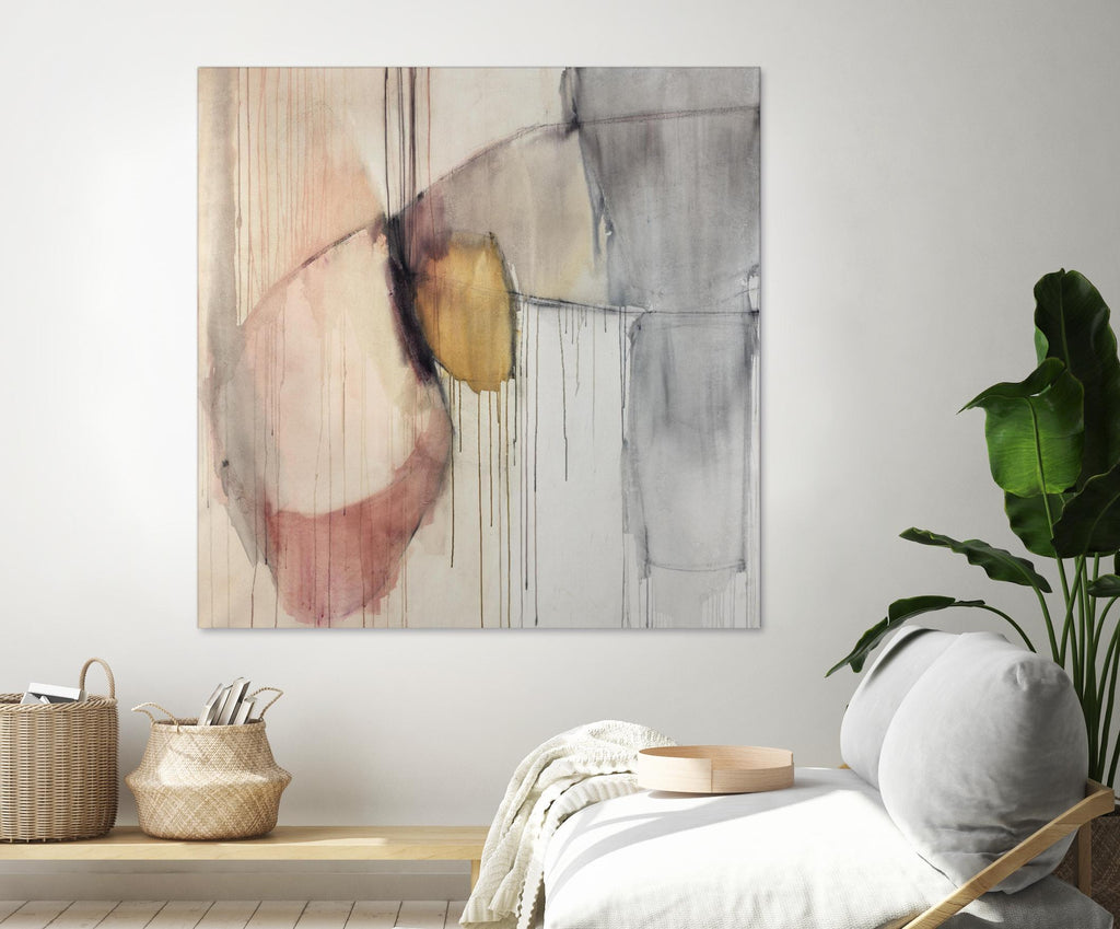 Trapped Silence par Daleno Art sur GIANT ART - abstraction beige