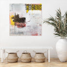 Jump in the Air by Daleno Art on GIANT ART - pink abstract