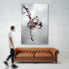 Welcomed Disturbance II by Daleno Art on GIANT ART - pink  abstract abstrait 