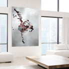 Welcomed Disturbance II by Daleno Art on GIANT ART - pink  abstract abstrait 