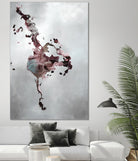 Welcomed Disturbance II by Daleno Art on GIANT ART - pink  abstract abstrait 