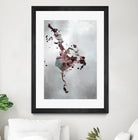 Welcomed Disturbance II by Daleno Art on GIANT ART - pink  abstract abstrait 