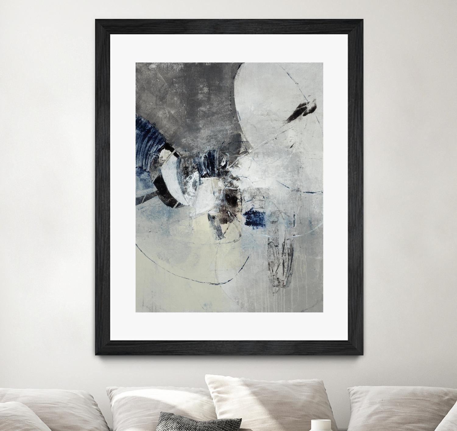 Solid Strike I by Daleno Art on GIANT ART - grey  abstract abstrait 