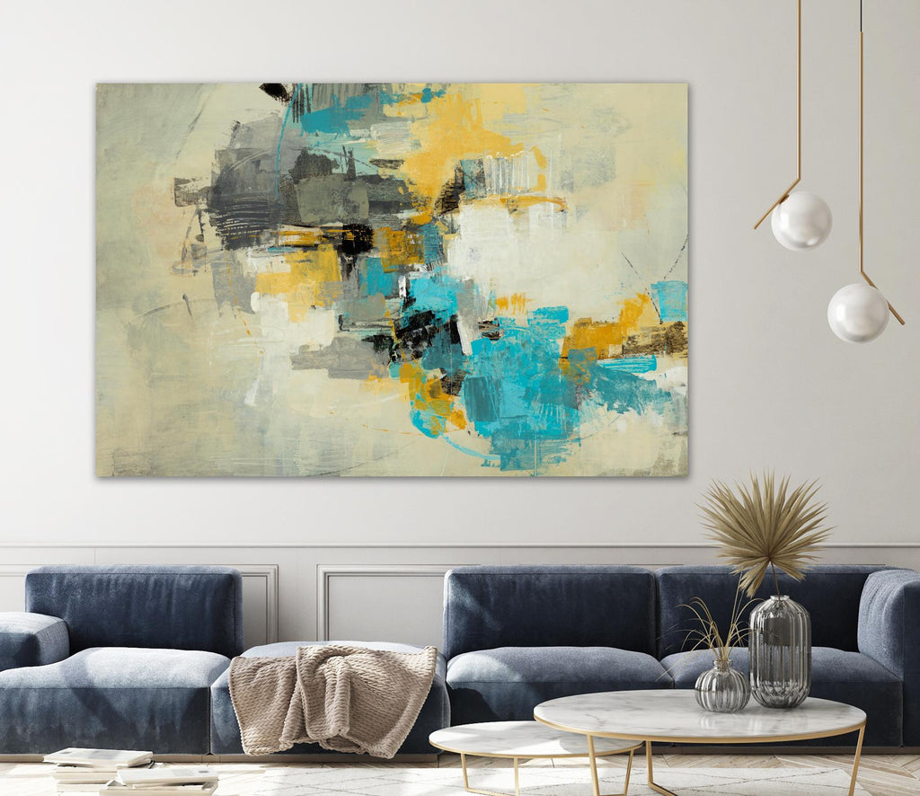 Adrift in Time by Daleno Art on GIANT ART - blue abstract abstrait 