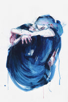 The Noise of the Sea by Agnes Cecile on GIANT ART - blue abstract