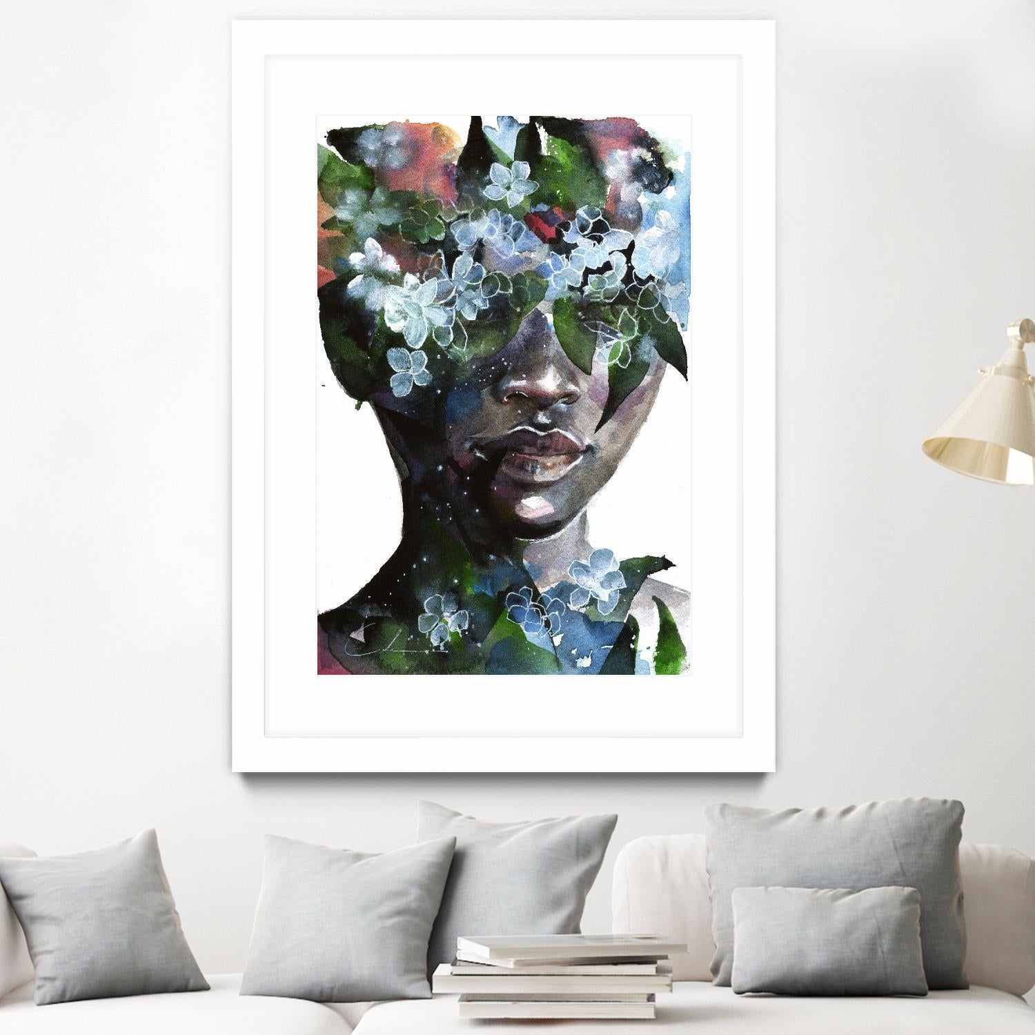 Garden II by Agnes Cecile on GIANT ART - green abstract