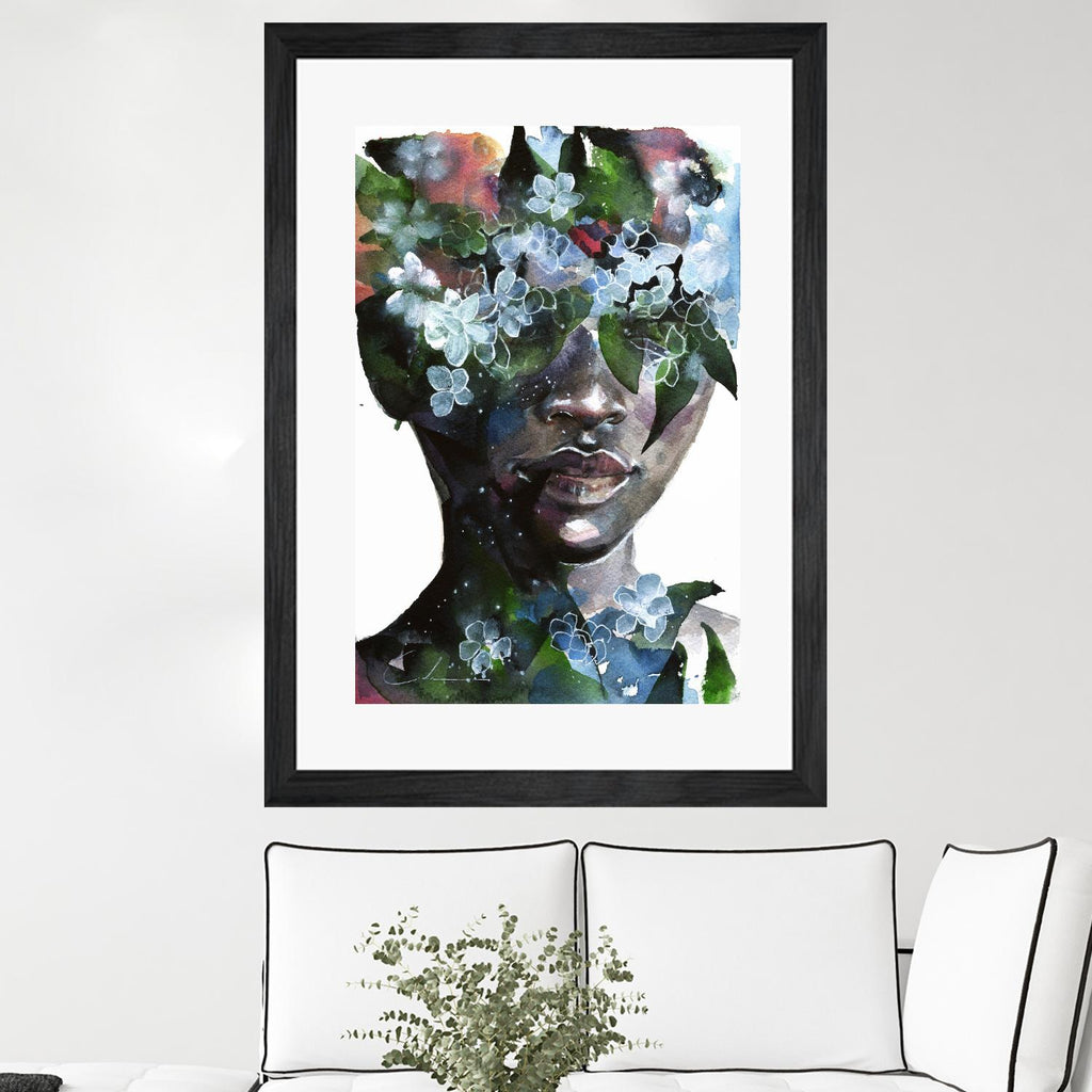 Garden II by Agnes Cecile on GIANT ART - green abstract