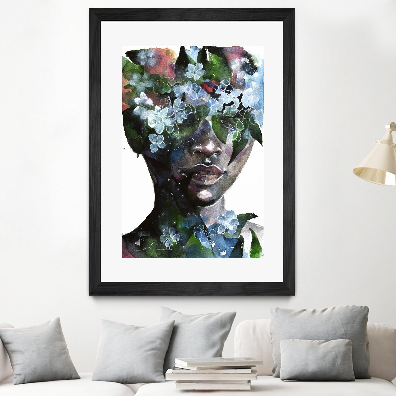 Garden II by Agnes Cecile on GIANT ART - green abstract