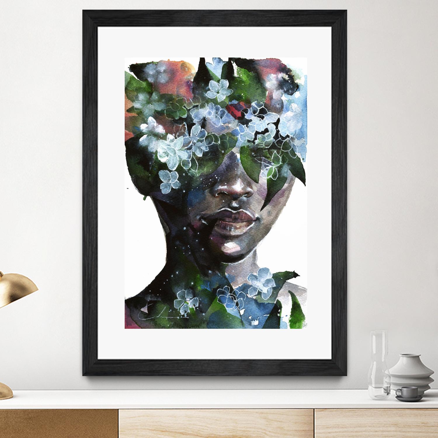 Garden II by Agnes Cecile on GIANT ART - green abstract