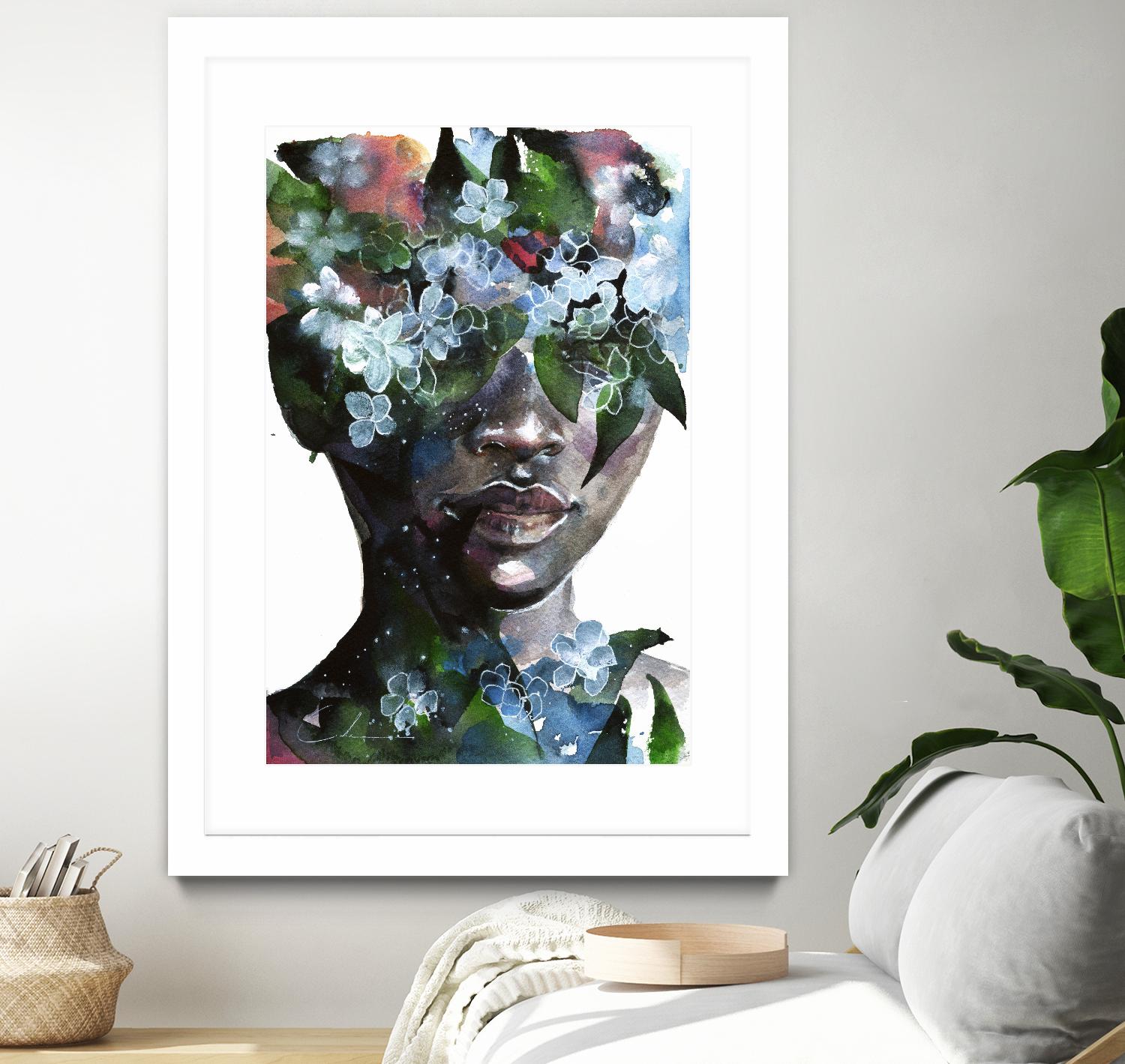 Garden II by Agnes Cecile on GIANT ART - green abstract