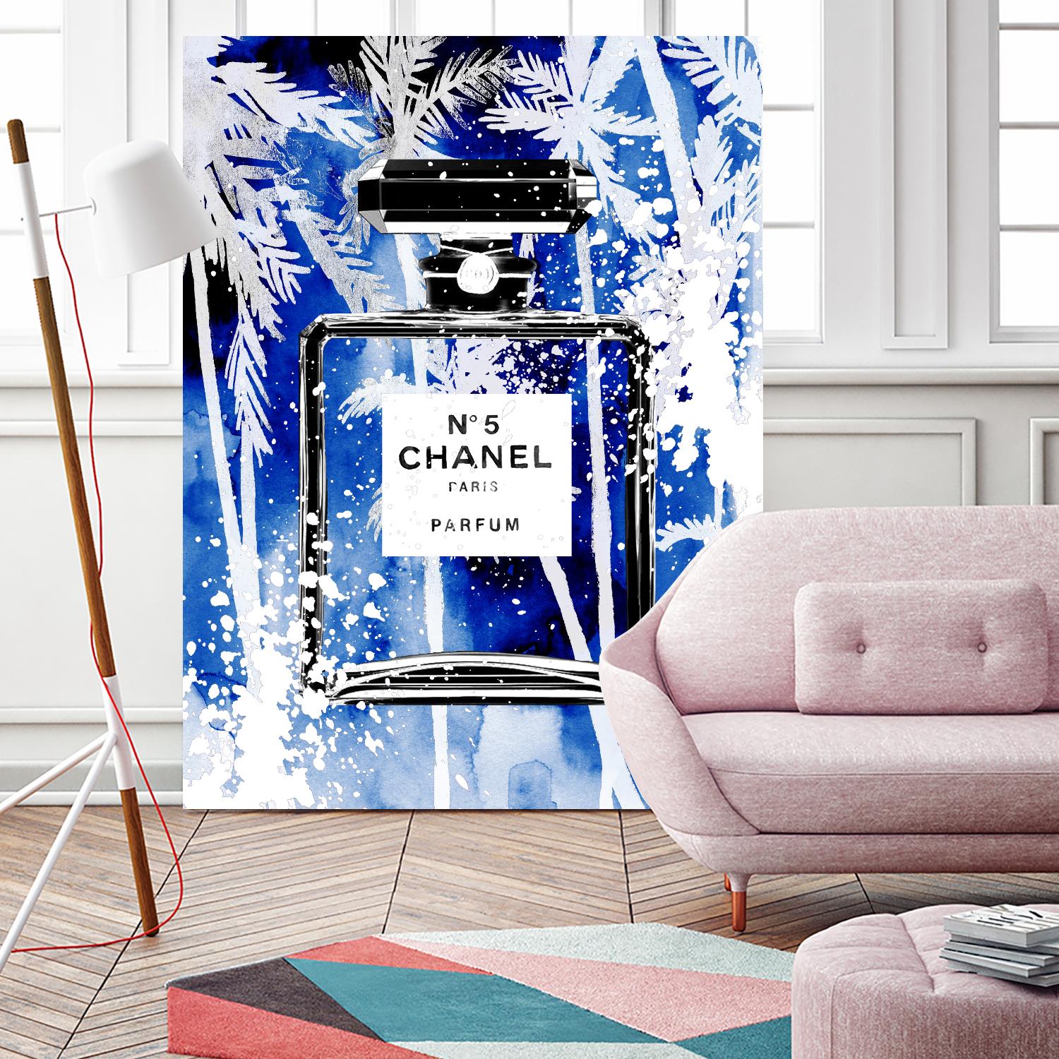 Chanel Blue Palms by Mercedes Lopez Charro on GIANT ART