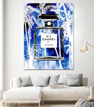 Chanel Blue Palms by Mercedes Lopez Charro on GIANT ART