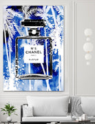 Chanel Blue Palms by Mercedes Lopez Charro on GIANT ART