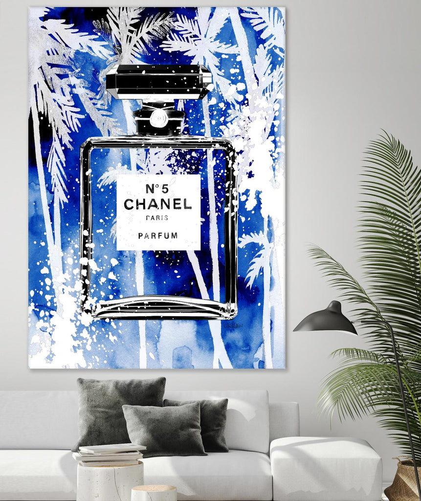 Chanel Blue Palms by Mercedes Lopez Charro on GIANT ART
