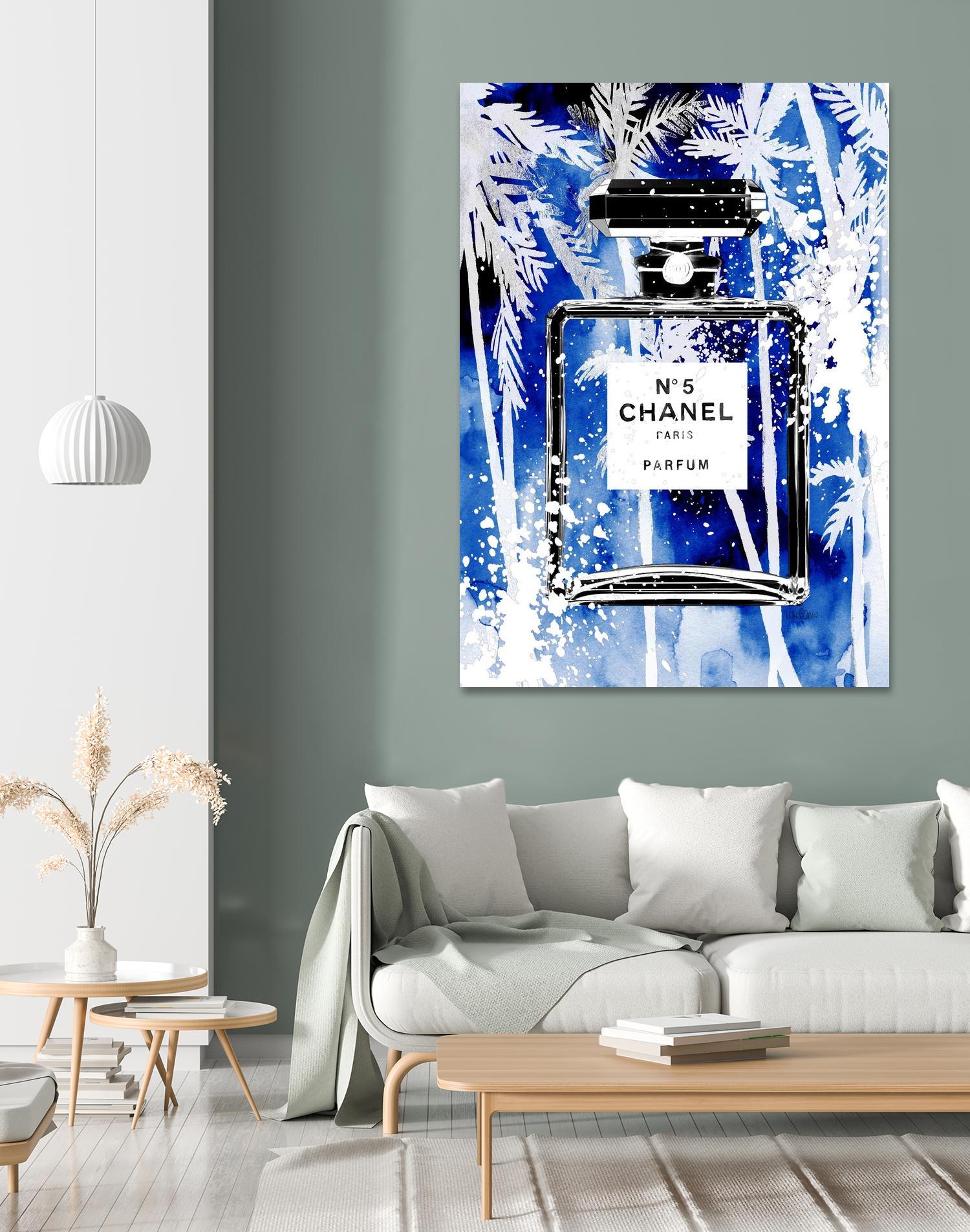 Chanel Blue Palms by Mercedes Lopez Charro on GIANT ART