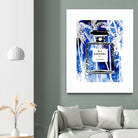 Chanel Blue Palms by Mercedes Lopez Charro on GIANT ART