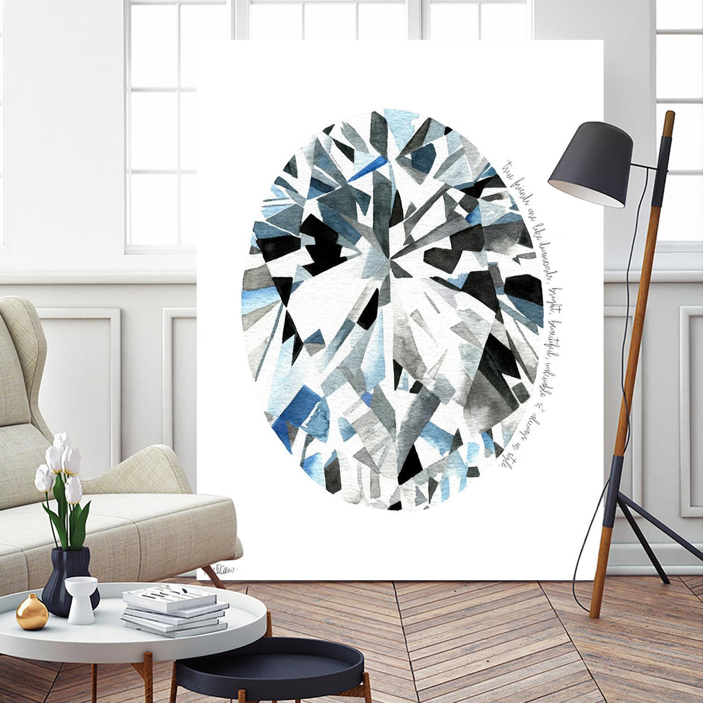 Oval Diamond by Mercedes Lopez Charro on GIANT ART