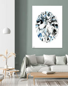 Oval Diamond by Mercedes Lopez Charro on GIANT ART