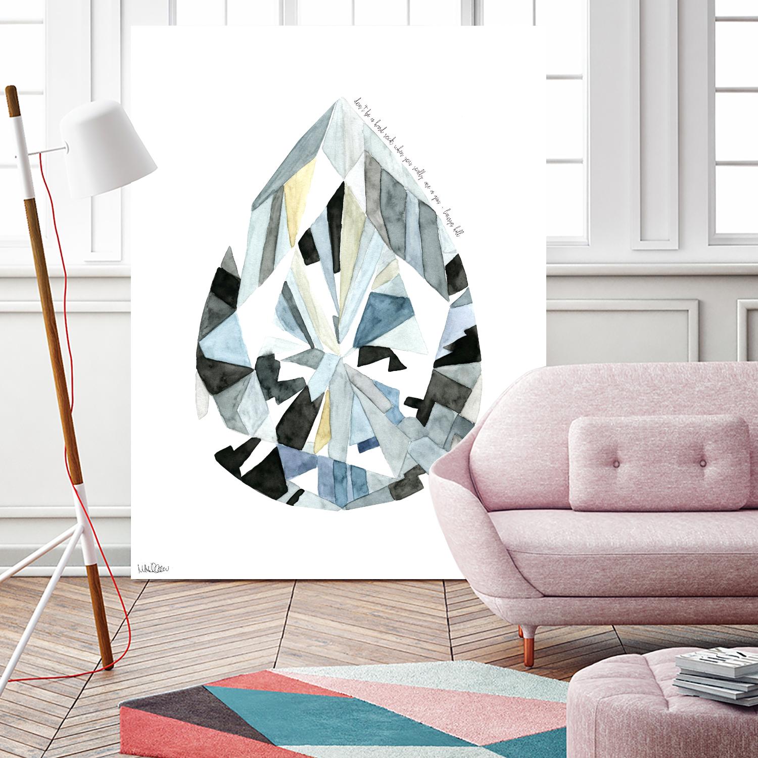 Pear Diamond by Mercedes Lopez Charro on GIANT ART