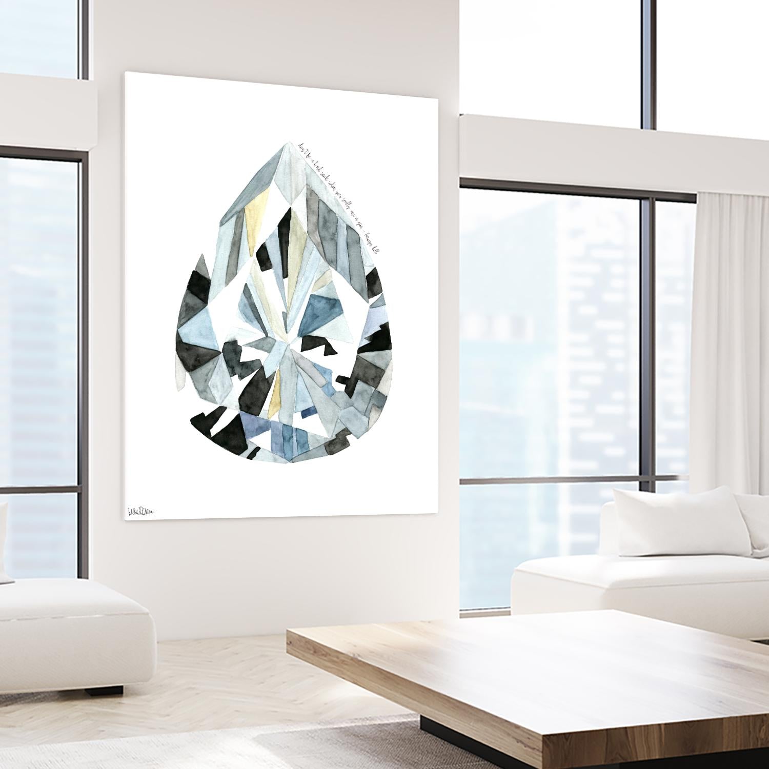 Pear Diamond by Mercedes Lopez Charro on GIANT ART