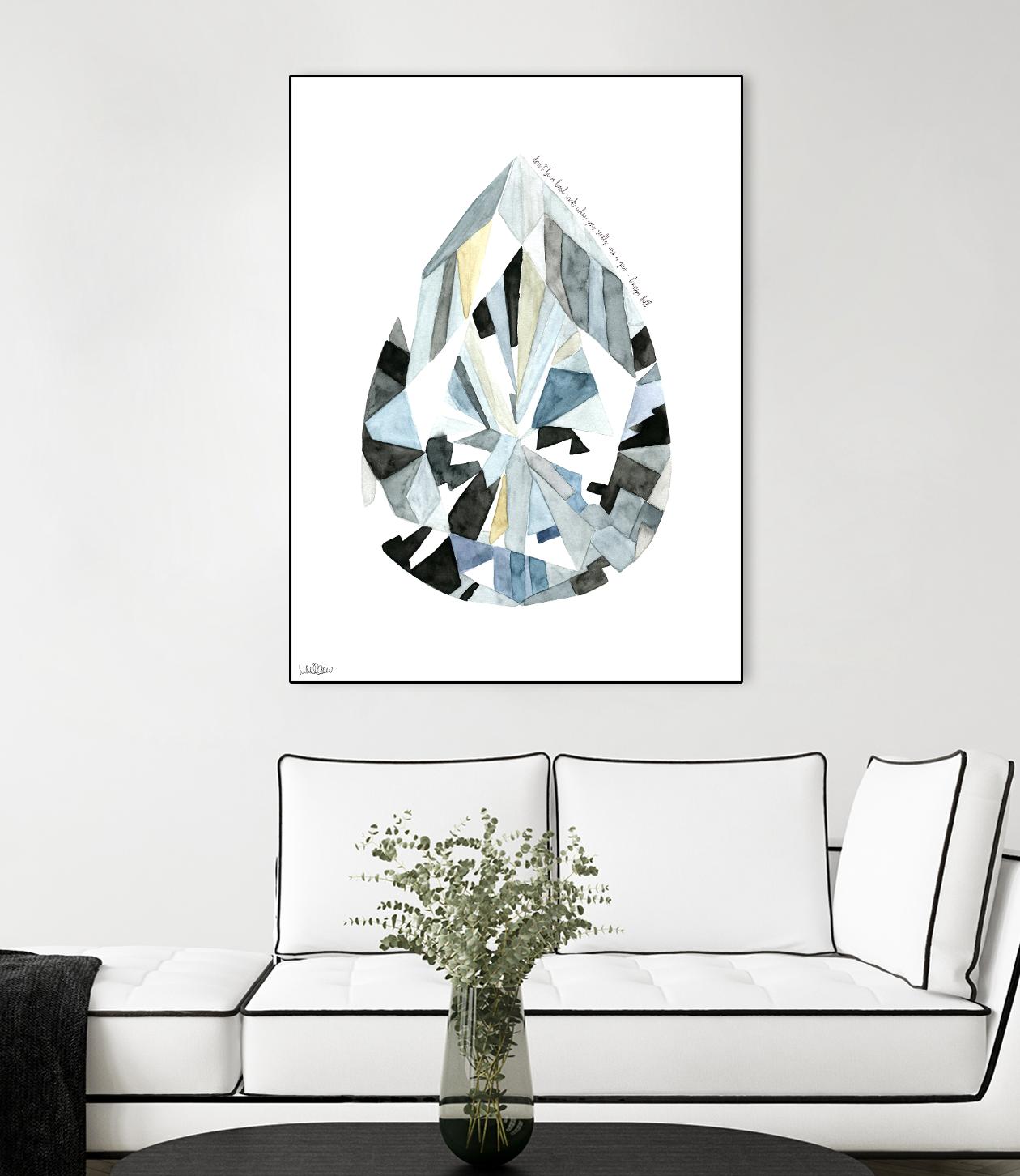 Pear Diamond by Mercedes Lopez Charro on GIANT ART